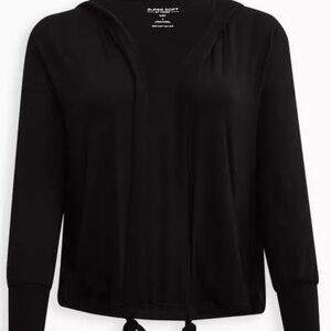 Torrid Super Soft Black Knit Top